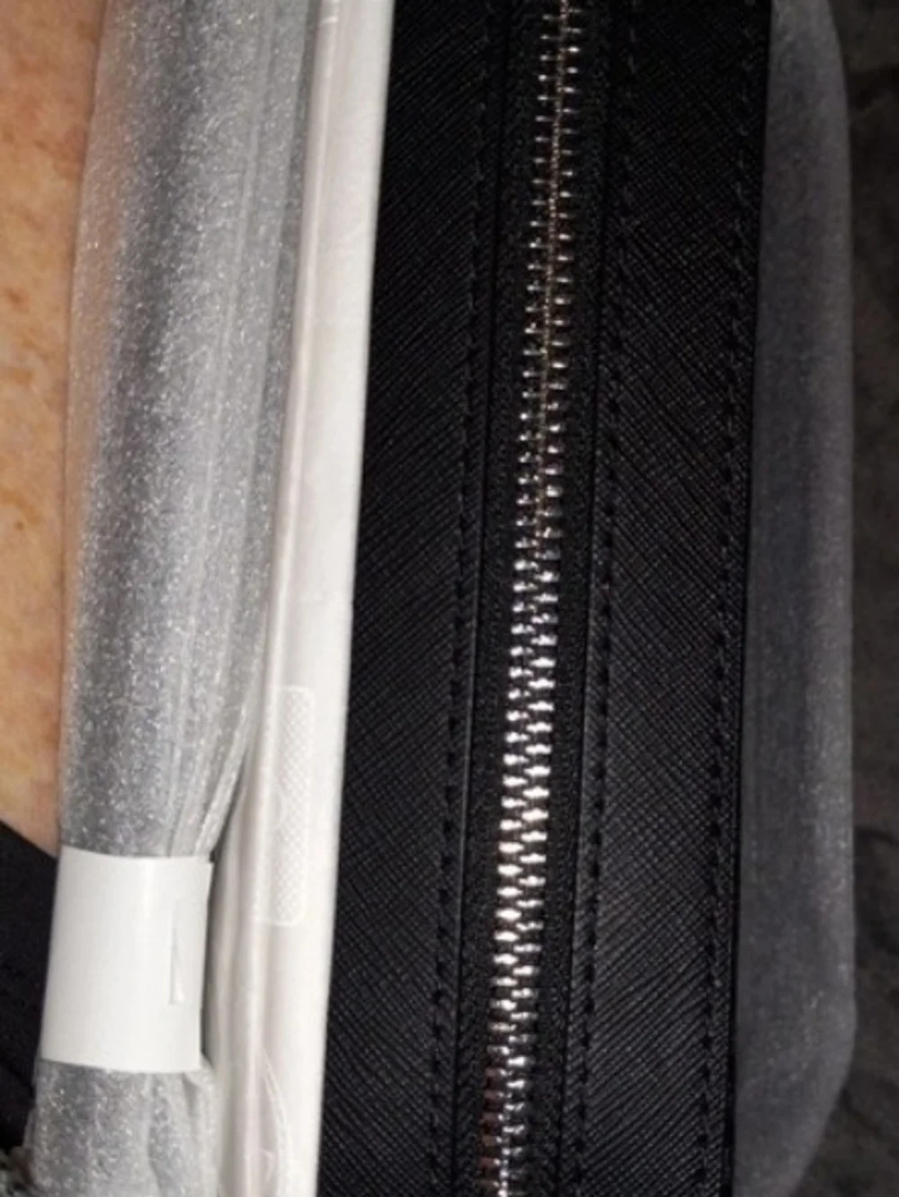 Michael Kors Black and Gray Signature Crossbody Bag